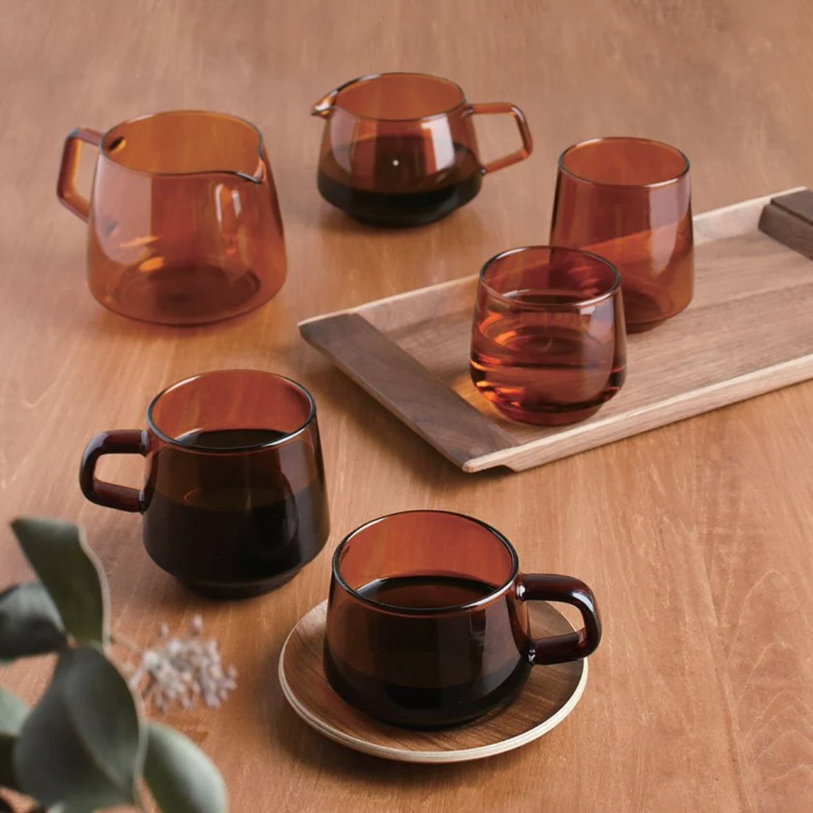 KINTO SEPIA jug 2cups - Amber -