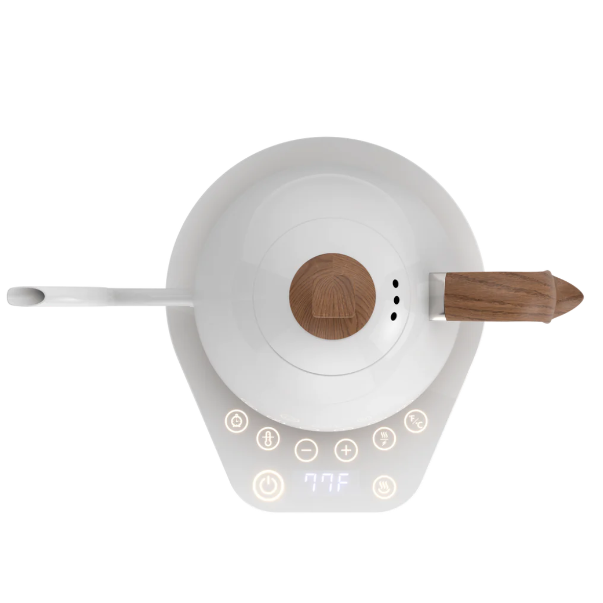 BREWISTA - Artisan Electric Gooseneck Kettle - PEARL WHITE