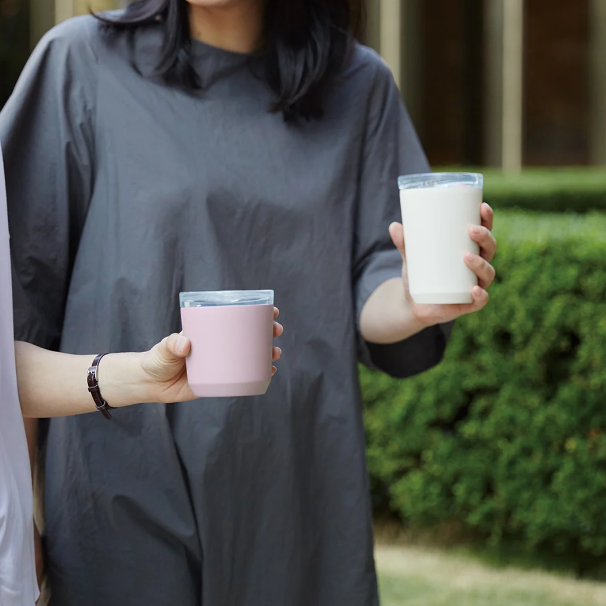 KINTO TO GO TUMBLER 360ml with plug - White -