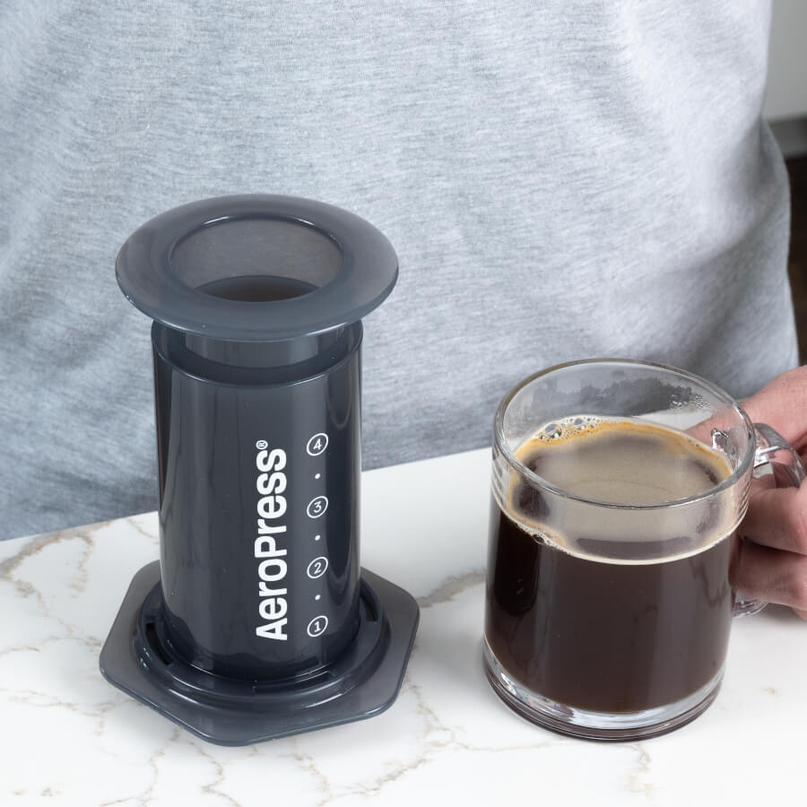AeroPress Coffee Maker - Clear Black -