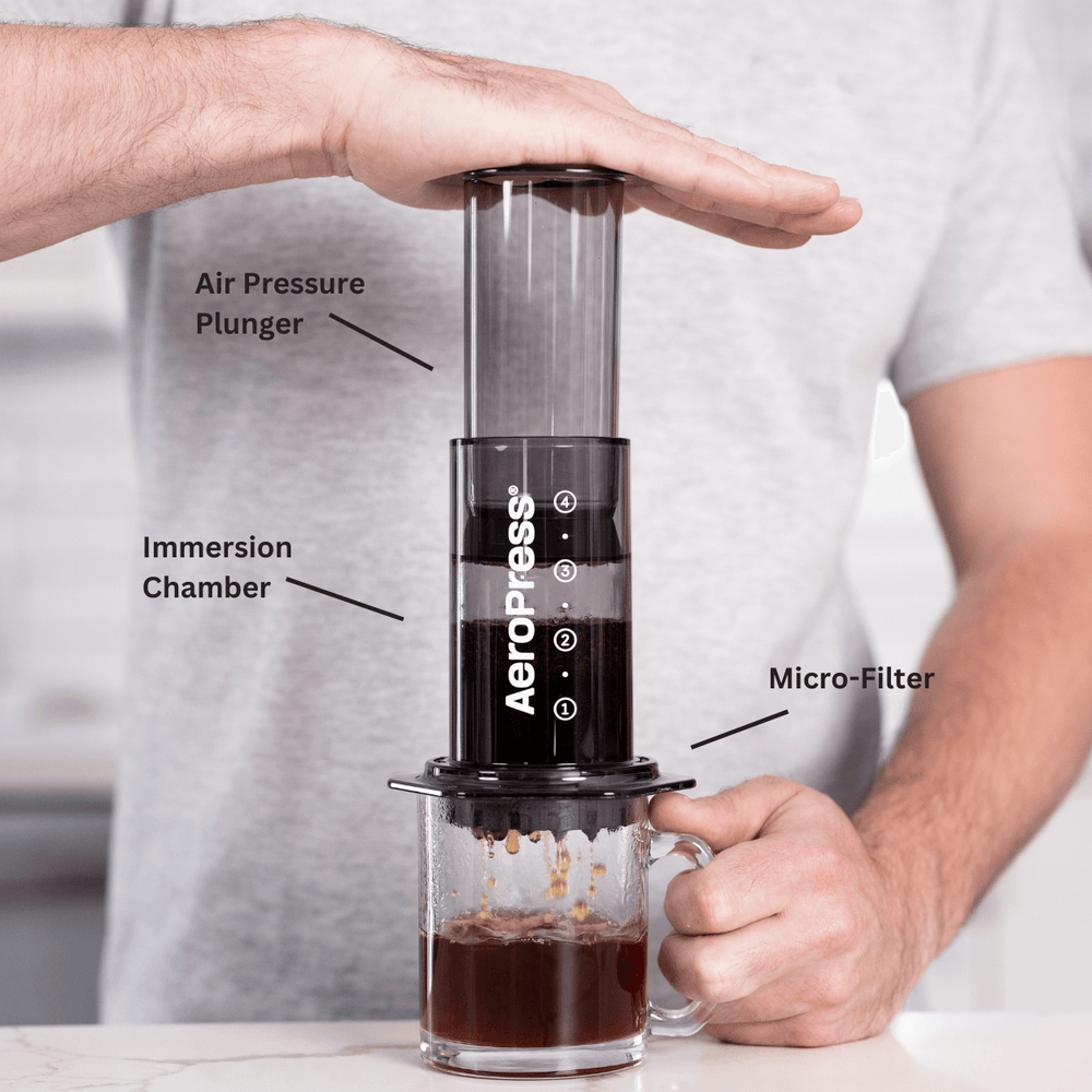 AeroPress Coffee Maker - Clear Black -