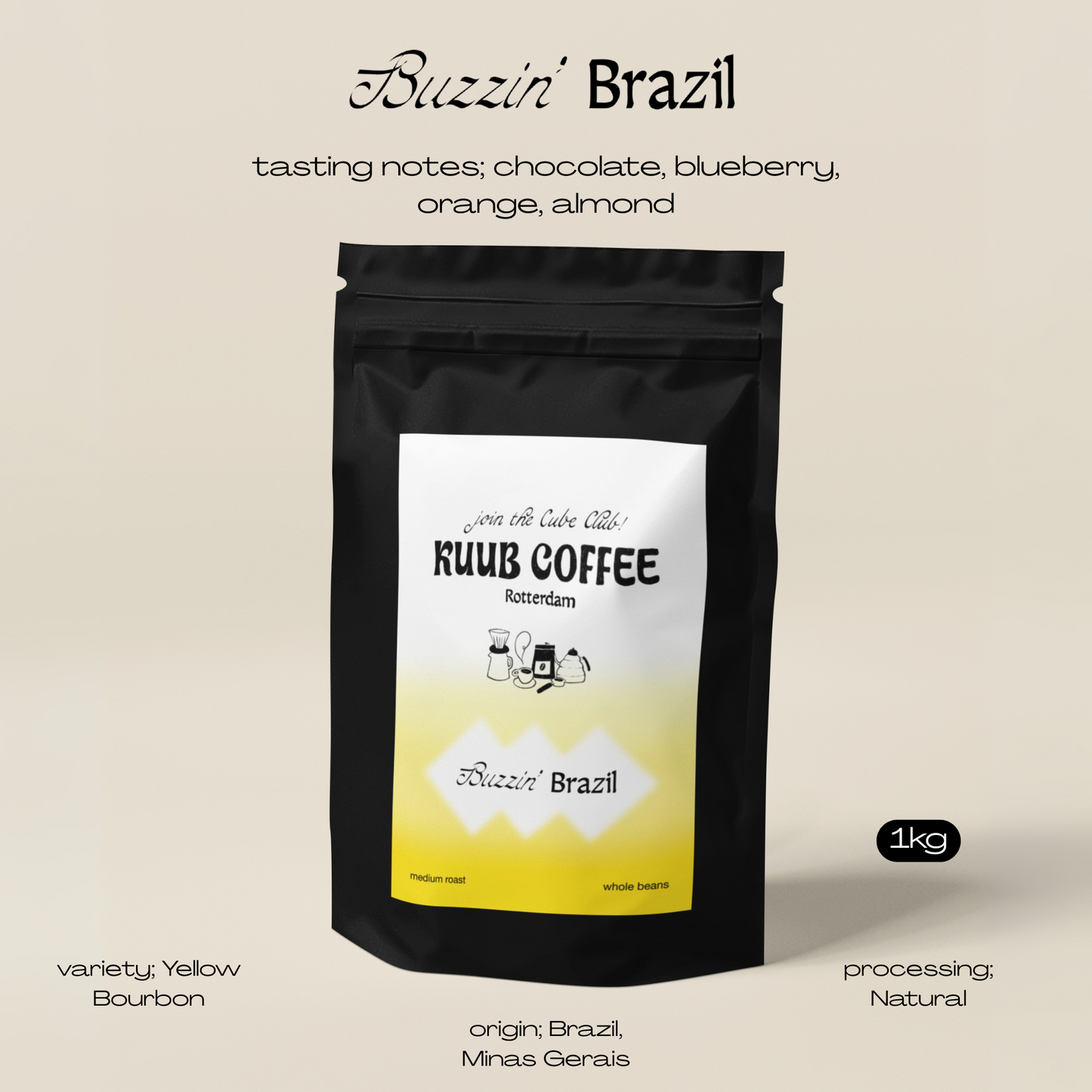 Buzzin Brazil – A Chocolatey Brazilian Delight