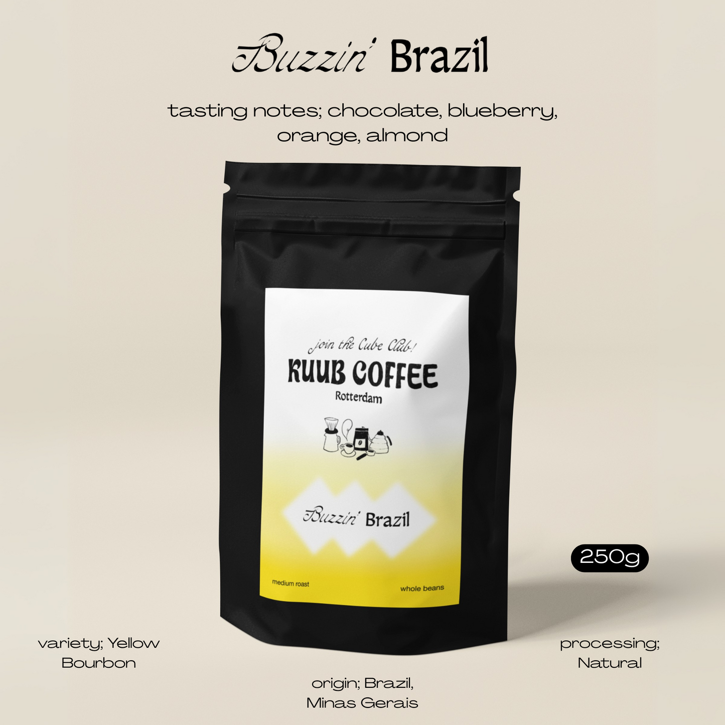 Buzzin Brazil – A Chocolatey Brazilian Delight