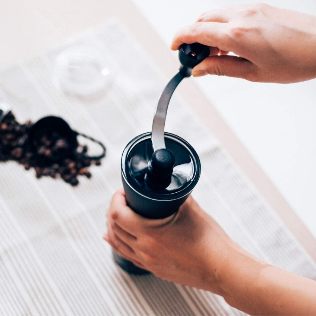 Hario Ceramic Coffee Mill Mini-Slim Plus