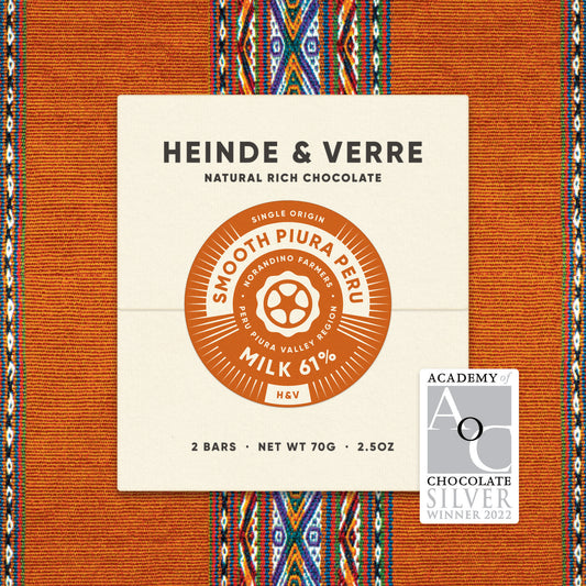 Heinde & Verre - Chocolate - SMOOTH PIURA PERU MILK 61%
