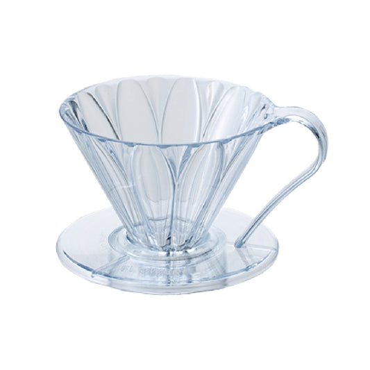 CAFEC Tritan Flower Dripper – Cup 1 – Clear Transparent