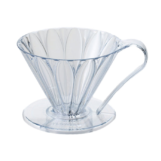 CAFEC Tritan Flower Dripper – Cup 4 – Clear Transparent